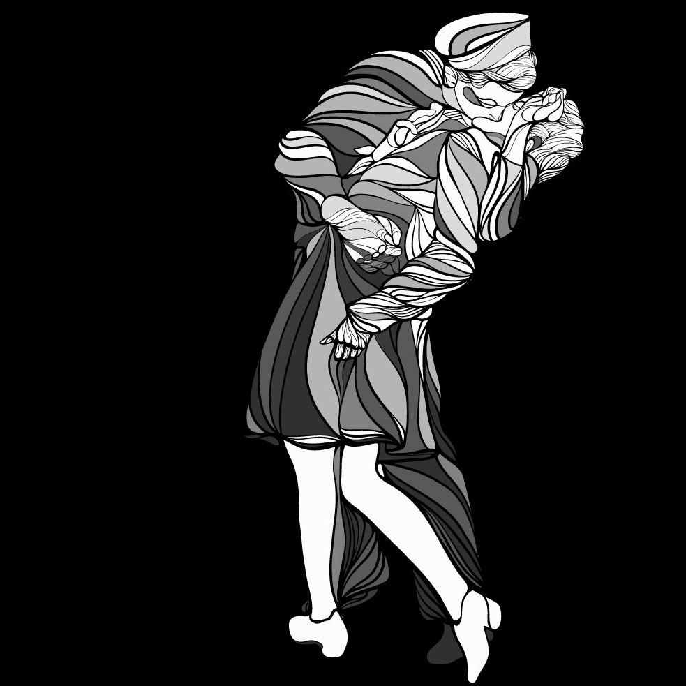 Ilustração Vectorial - O BEIJO